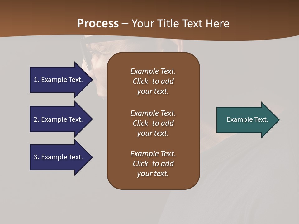 Dissatisfied Profile Photography PowerPoint Template