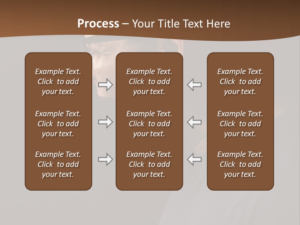 Dissatisfied Profile Photography PowerPoint Template