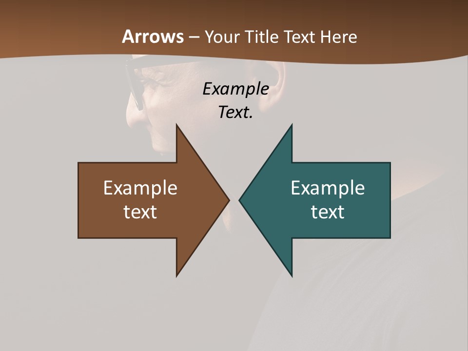 Dissatisfied Profile Photography PowerPoint Template