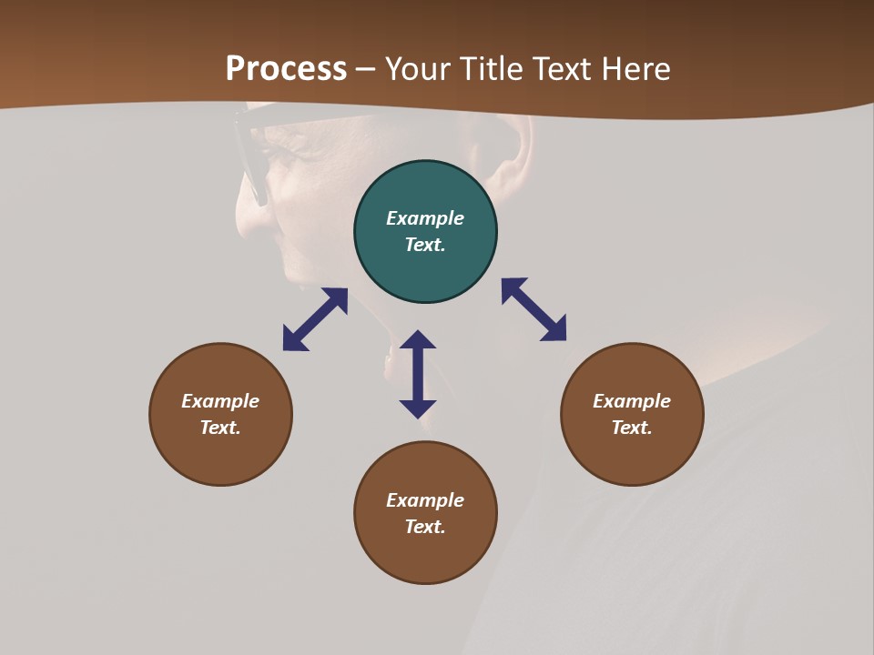 Dissatisfied Profile Photography PowerPoint Template