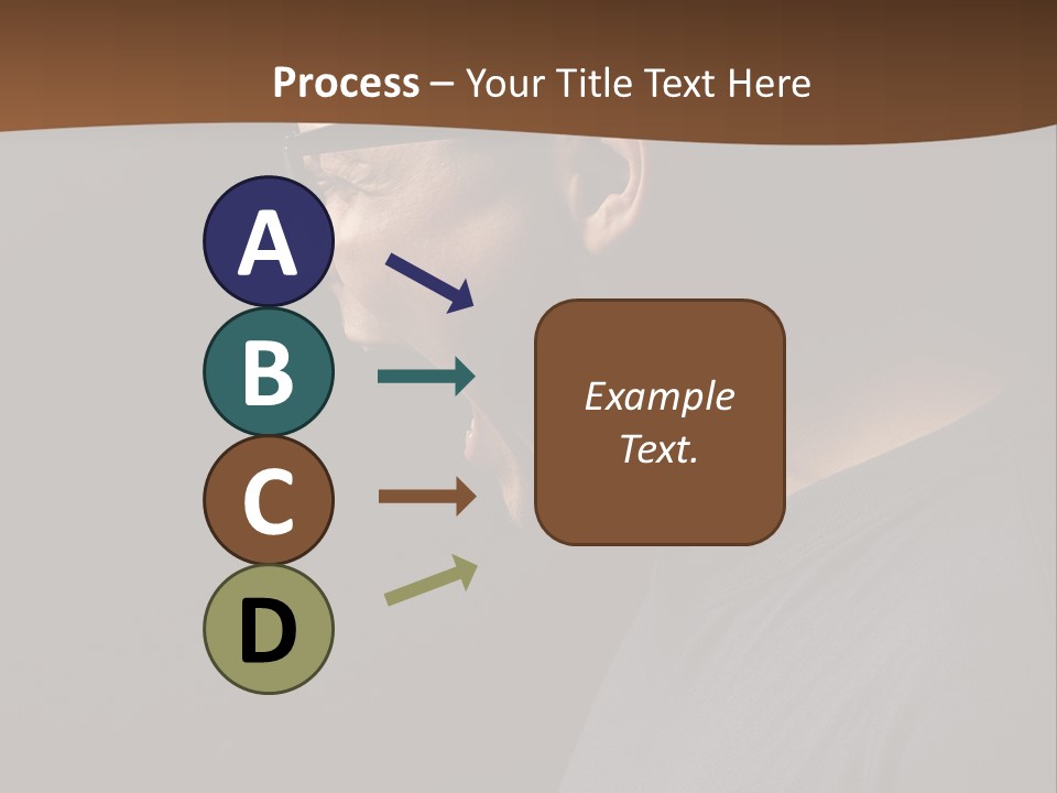 Dissatisfied Profile Photography PowerPoint Template