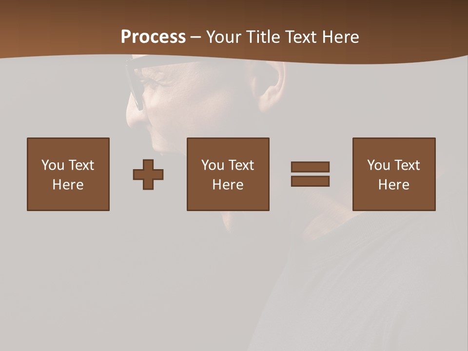 Dissatisfied Profile Photography PowerPoint Template