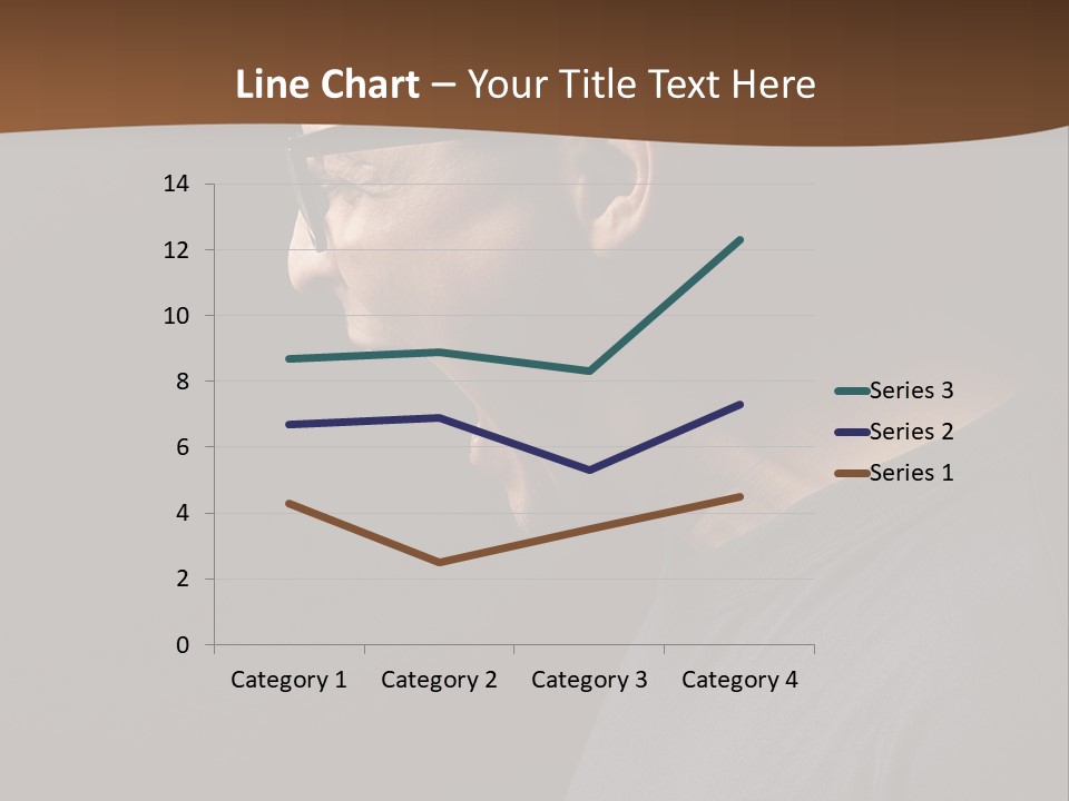 Dissatisfied Profile Photography PowerPoint Template