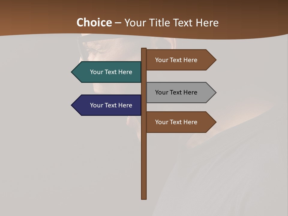 Dissatisfied Profile Photography PowerPoint Template