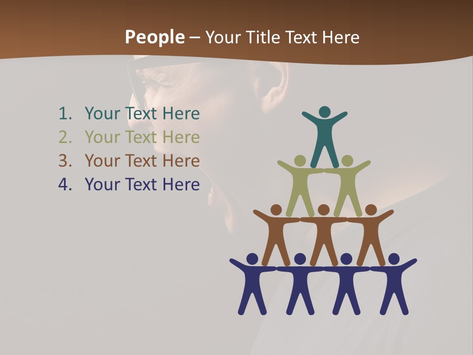 Dissatisfied Profile Photography PowerPoint Template