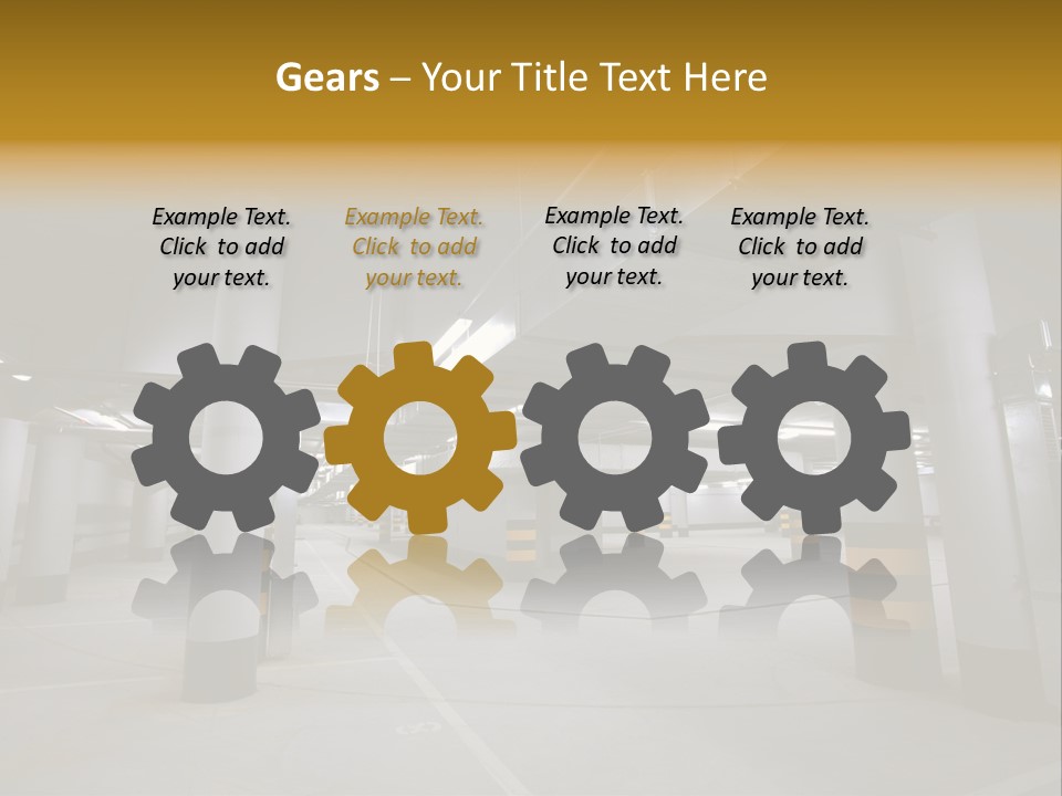 Reflection Light Asphalt PowerPoint Template