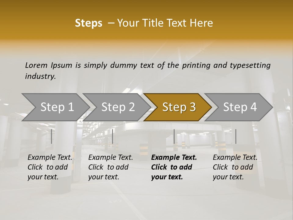 Reflection Light Asphalt PowerPoint Template