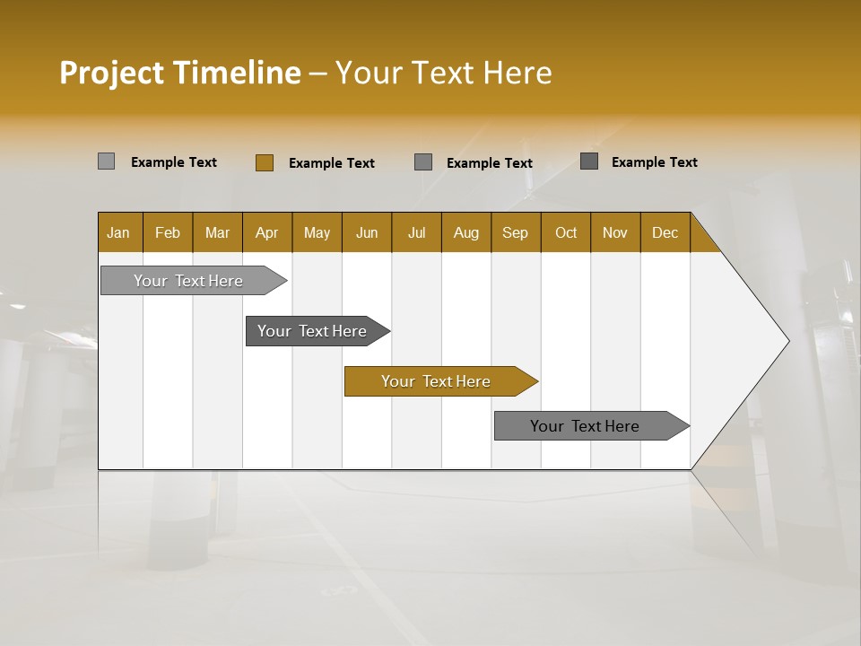 Reflection Light Asphalt PowerPoint Template