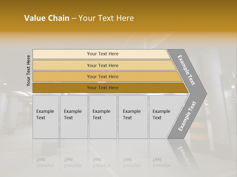 Reflection Light Asphalt PowerPoint Template