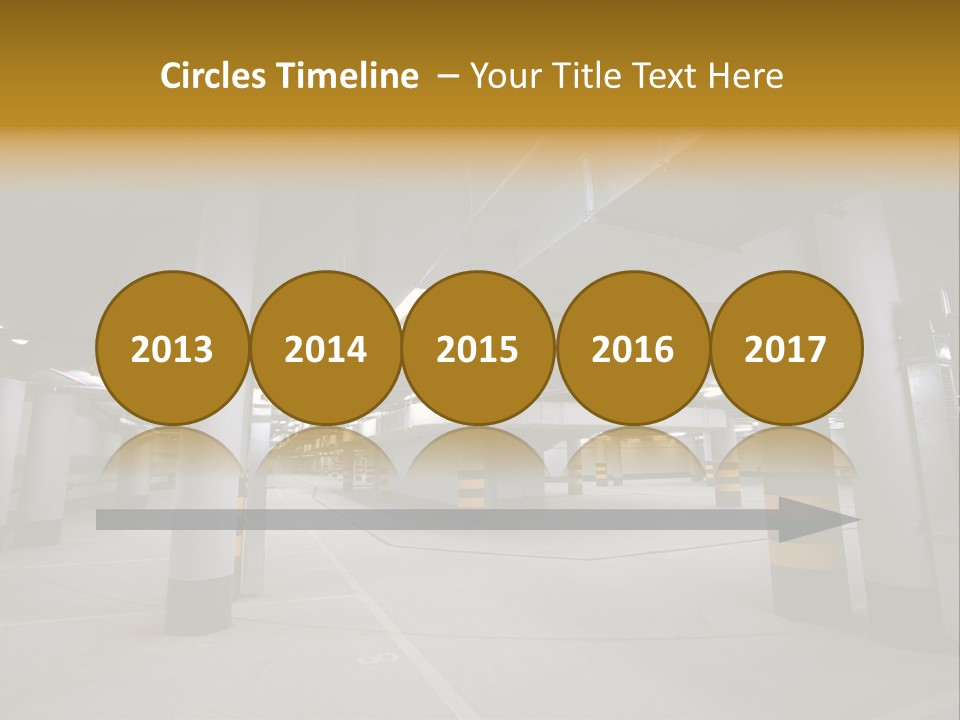 Reflection Light Asphalt PowerPoint Template