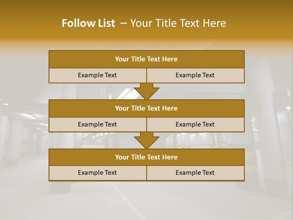 Reflection Light Asphalt PowerPoint Template