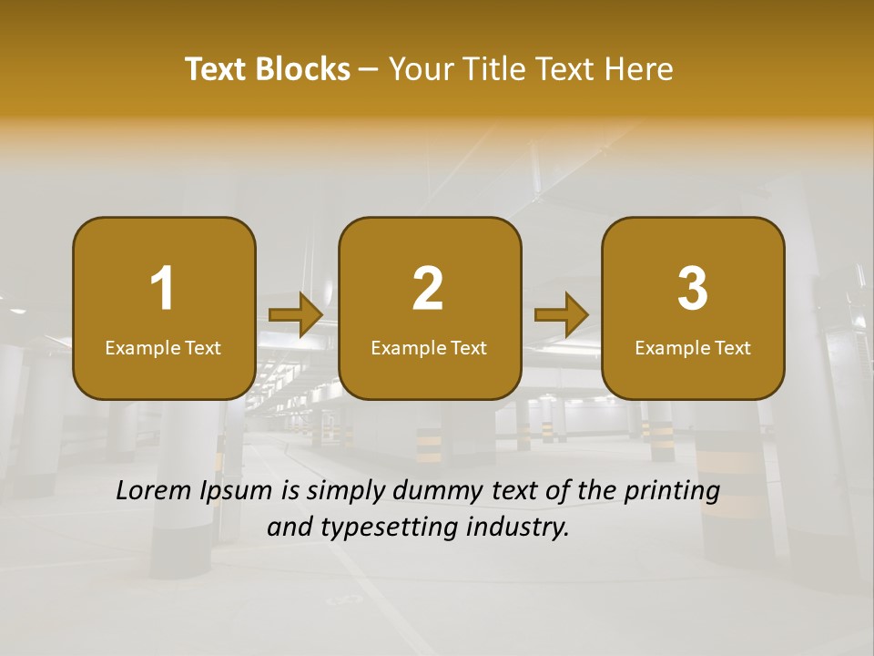 Reflection Light Asphalt PowerPoint Template