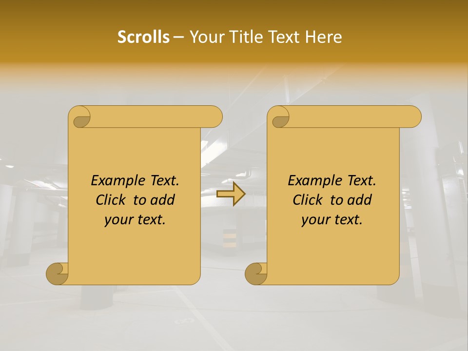 Reflection Light Asphalt PowerPoint Template