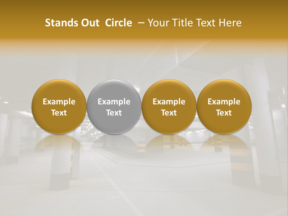 Reflection Light Asphalt PowerPoint Template