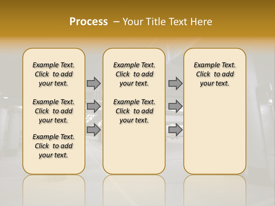 Reflection Light Asphalt PowerPoint Template