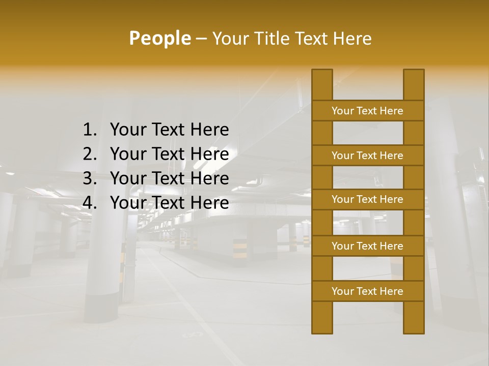 Reflection Light Asphalt PowerPoint Template