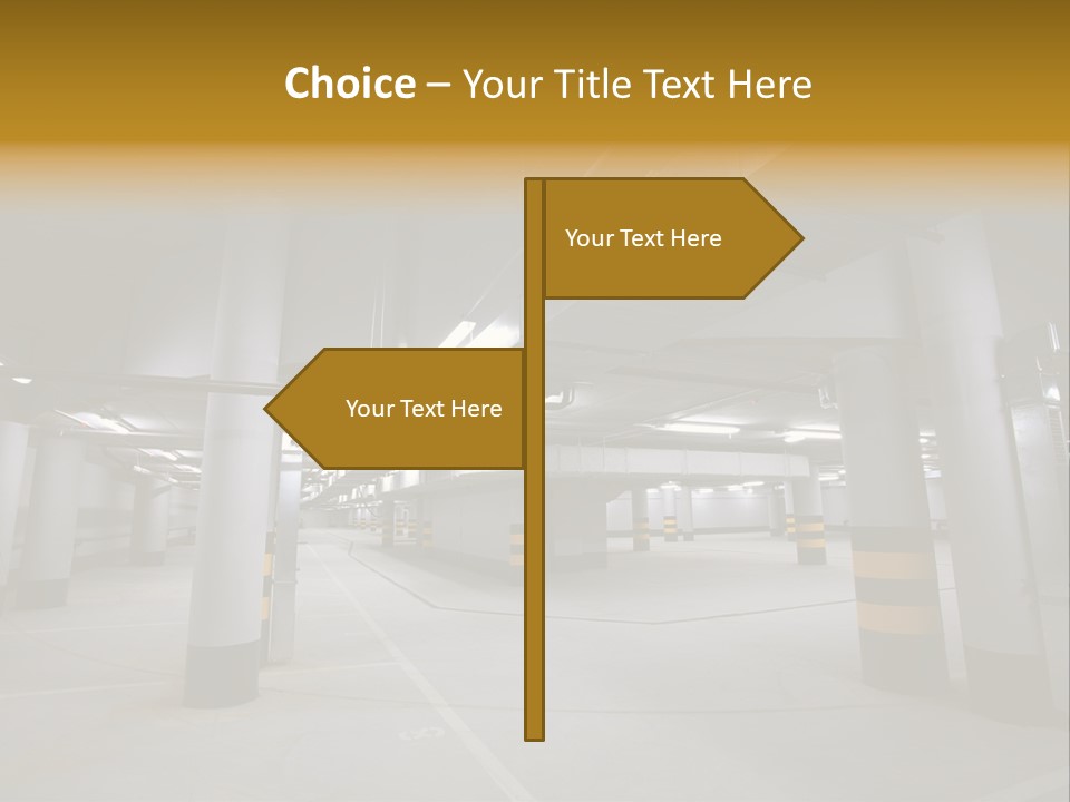 Reflection Light Asphalt PowerPoint Template