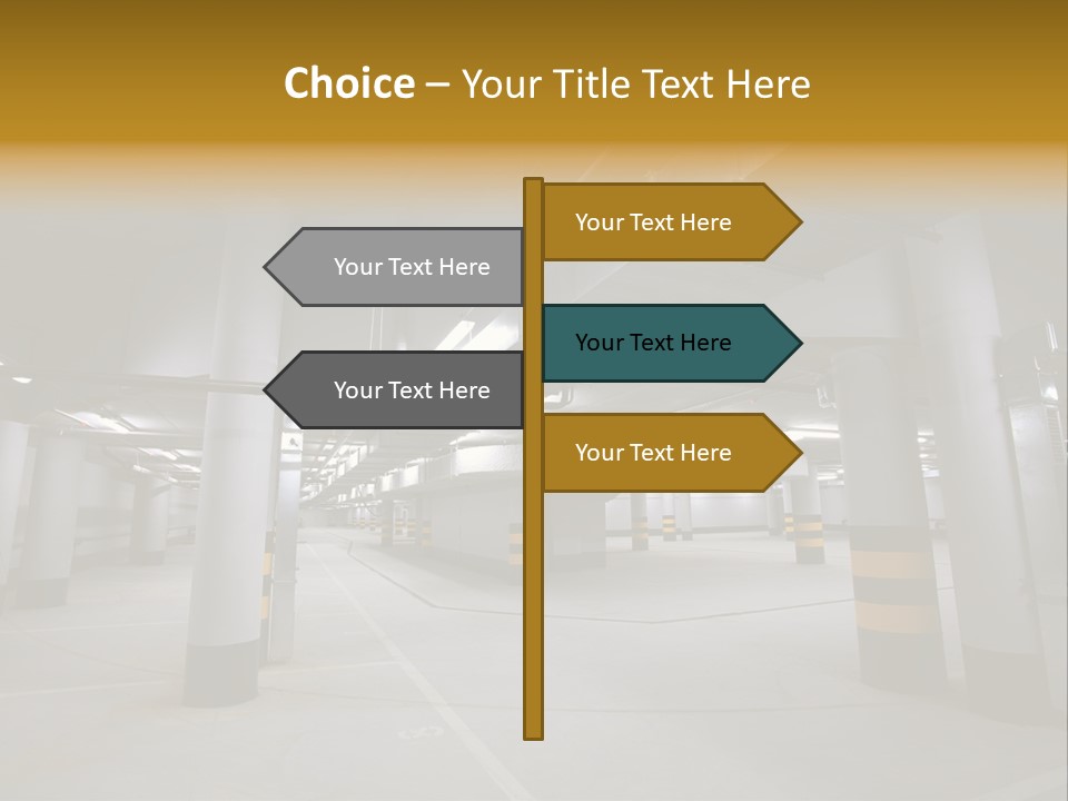 Reflection Light Asphalt PowerPoint Template