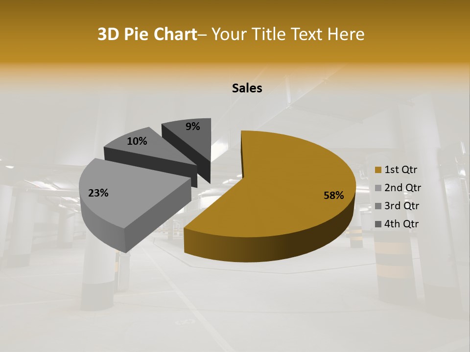 Reflection Light Asphalt PowerPoint Template