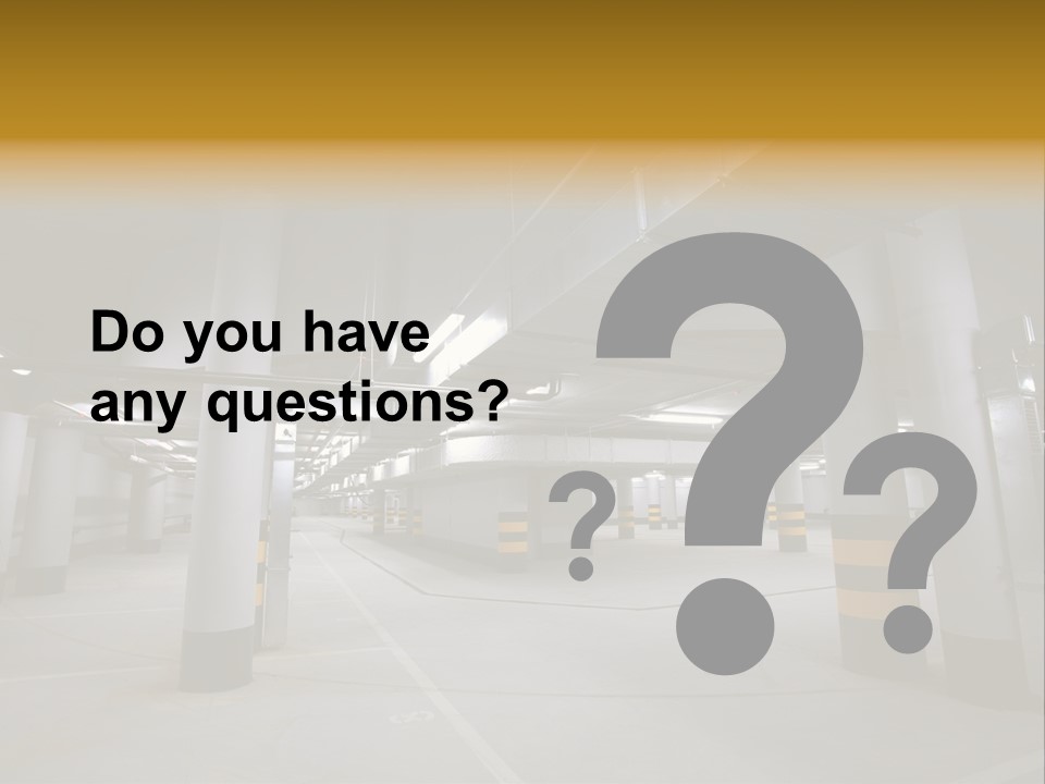 Reflection Light Asphalt PowerPoint Template