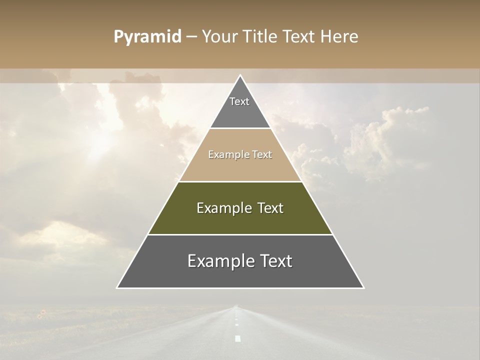 Puddles Road PowerPoint Template