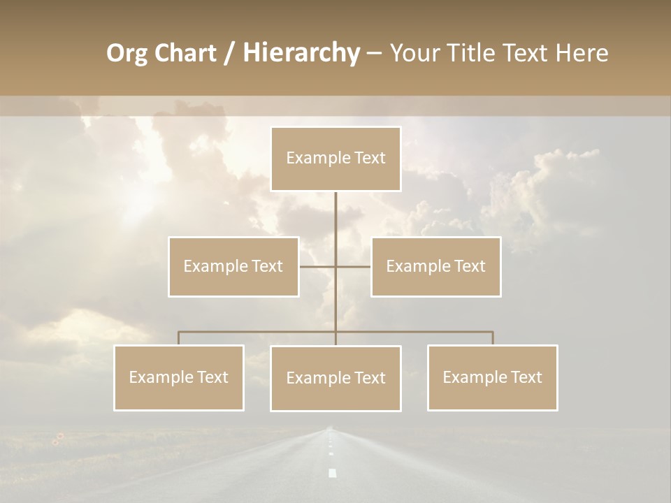 Puddles Road PowerPoint Template