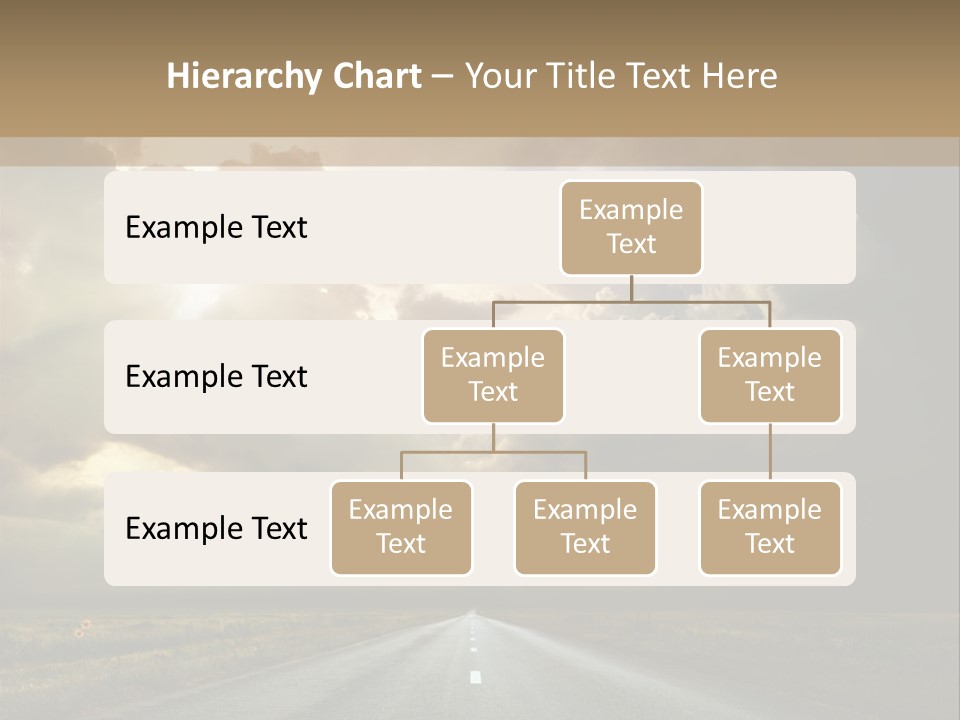 Puddles Road PowerPoint Template