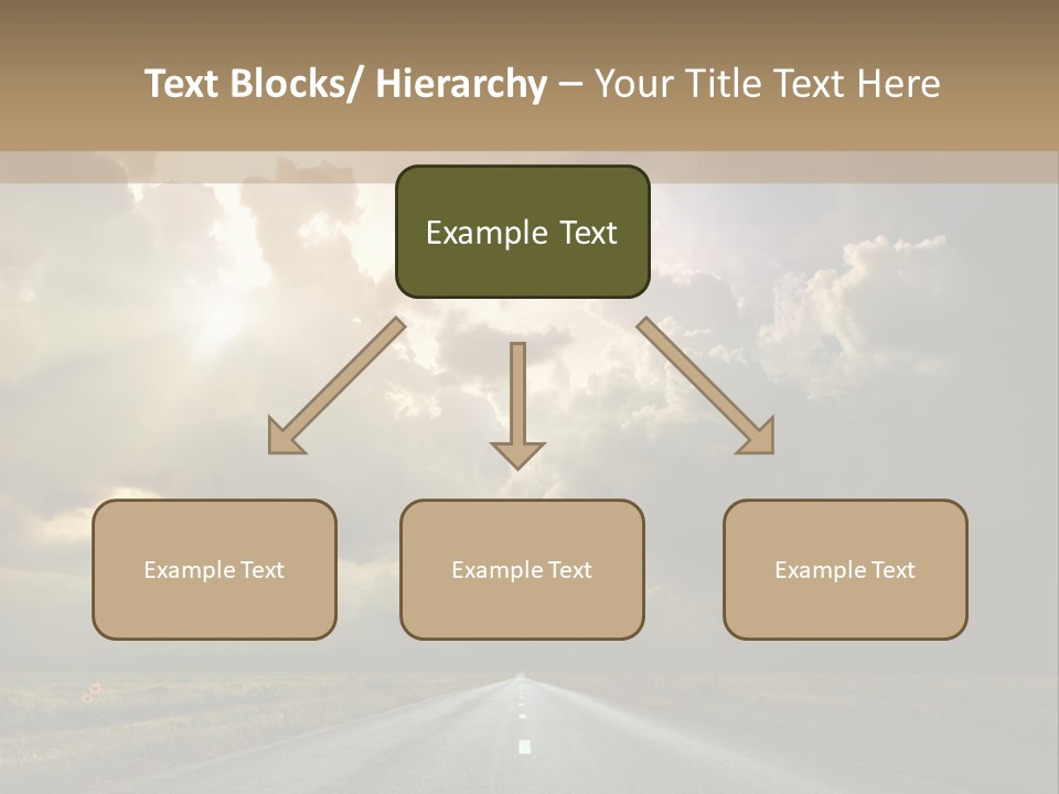 Puddles Road PowerPoint Template