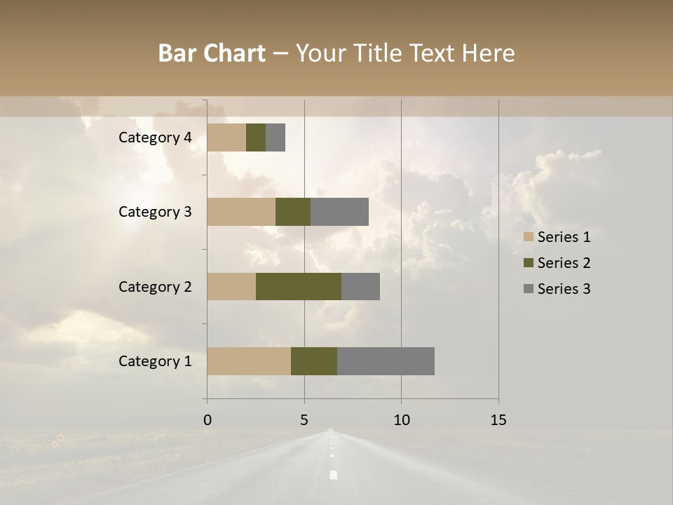 Puddles Road PowerPoint Template