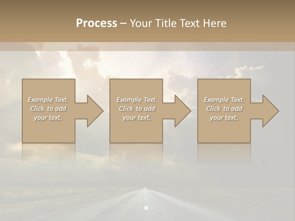 Puddles Road PowerPoint Template