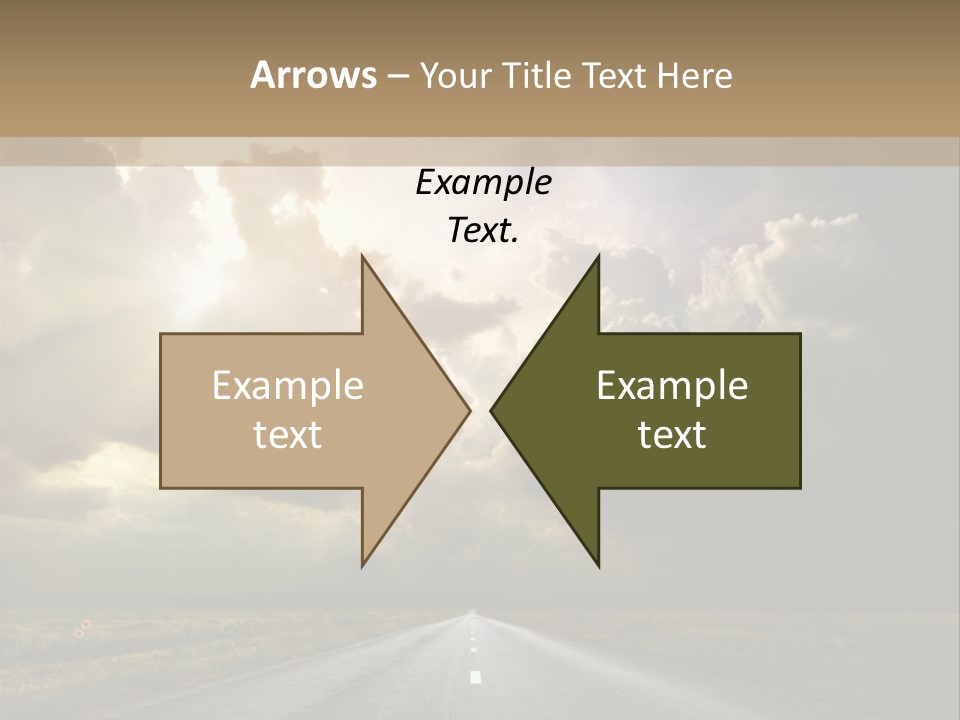 Puddles Road PowerPoint Template