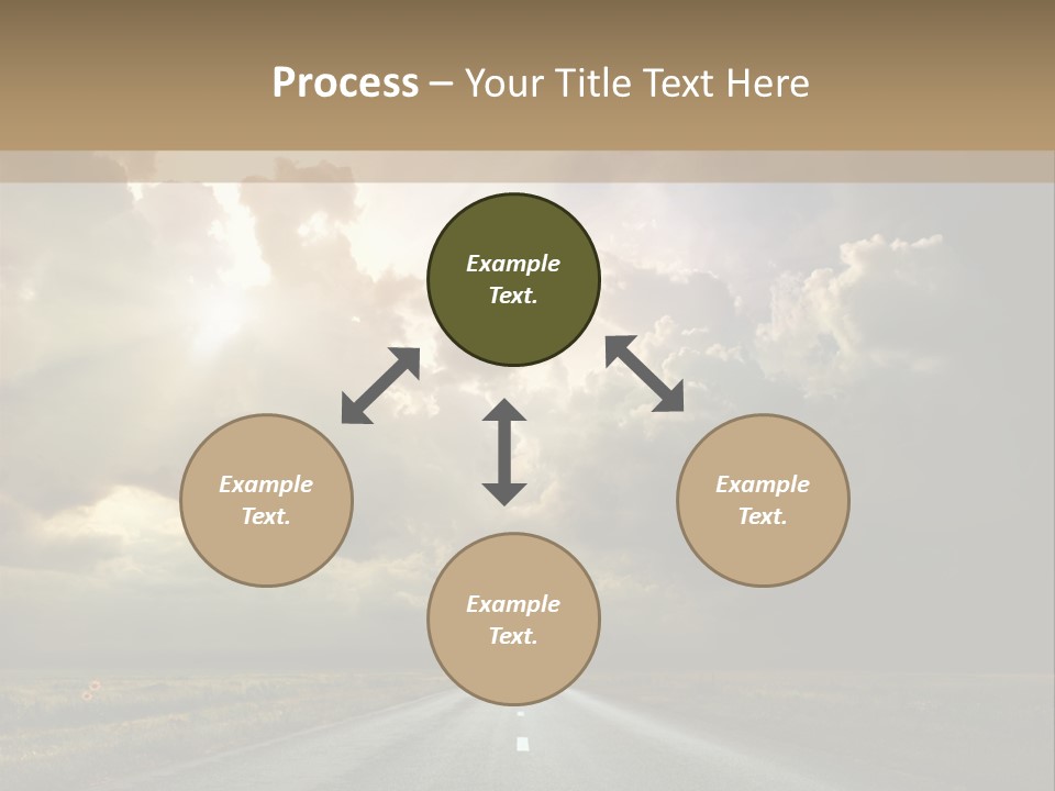 Puddles Road PowerPoint Template