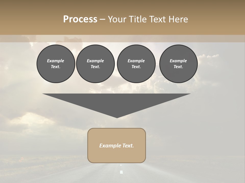 Puddles Road PowerPoint Template