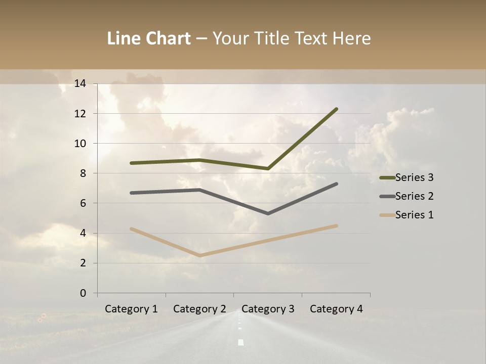 Puddles Road PowerPoint Template