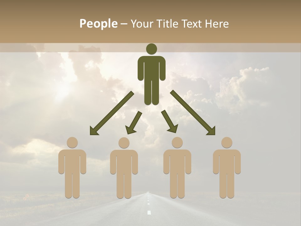 Puddles Road PowerPoint Template