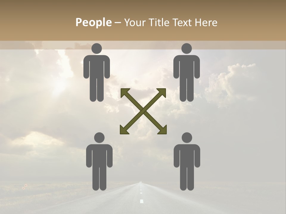 Puddles Road PowerPoint Template