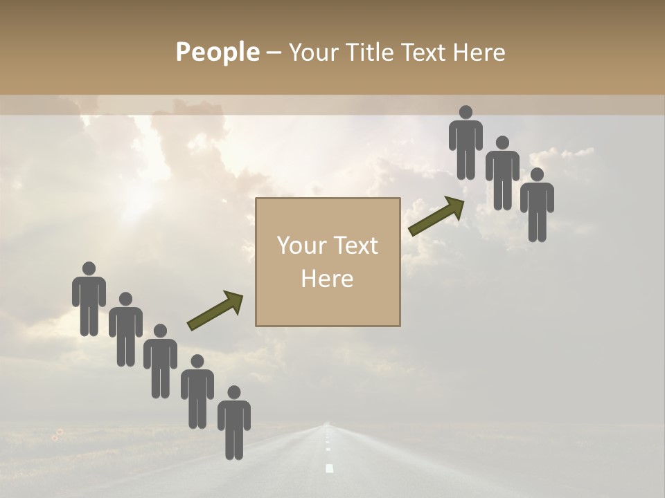 Puddles Road PowerPoint Template