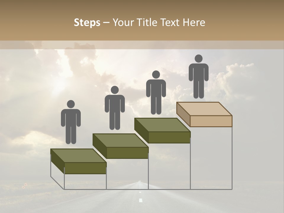 Puddles Road PowerPoint Template