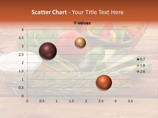 Closeup Garnish Arrangement PowerPoint Template