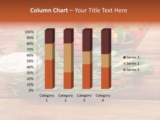 Closeup Garnish Arrangement PowerPoint Template