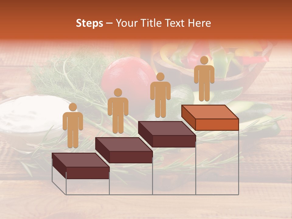 Closeup Garnish Arrangement PowerPoint Template