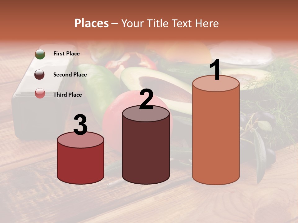 Closeup Color Pepper PowerPoint Template