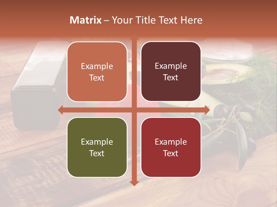 Closeup Color Pepper PowerPoint Template