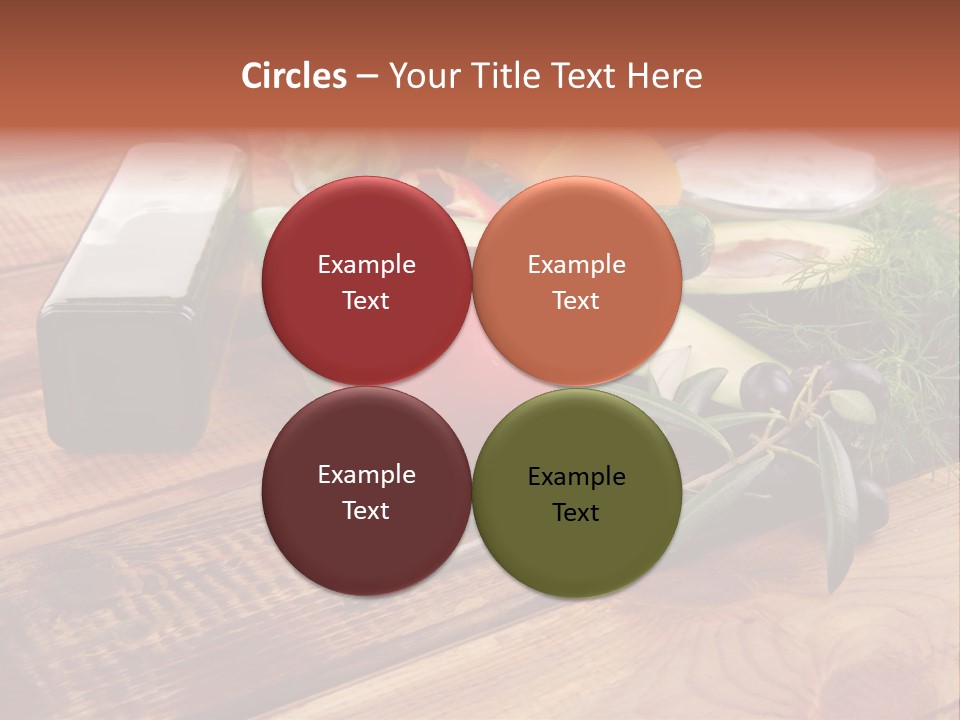 Closeup Color Pepper PowerPoint Template