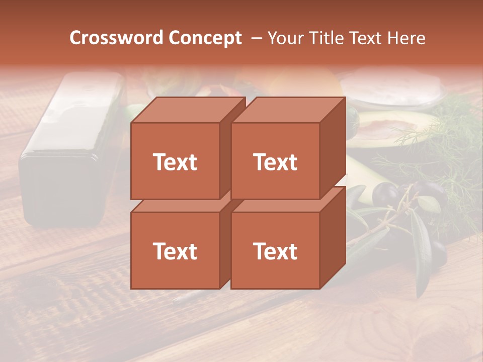 Closeup Color Pepper PowerPoint Template