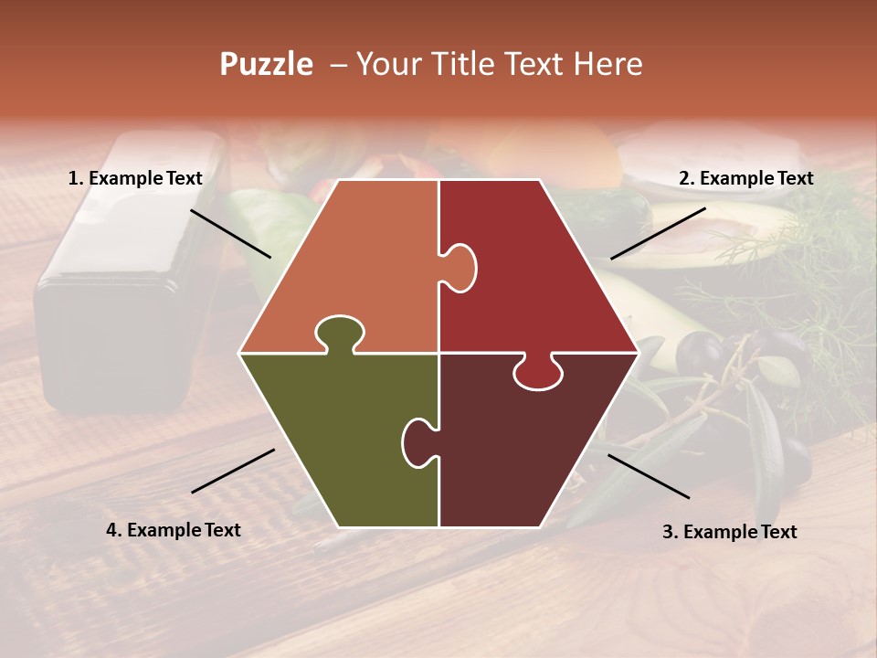 Closeup Color Pepper PowerPoint Template