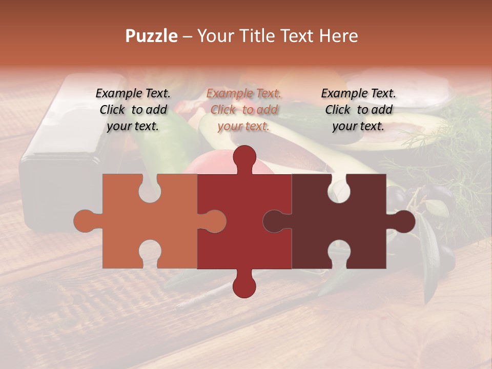 Closeup Color Pepper PowerPoint Template