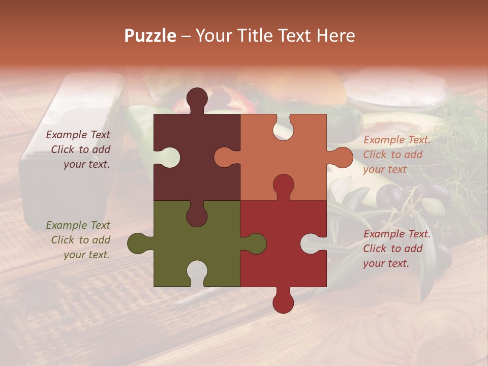 Closeup Color Pepper PowerPoint Template