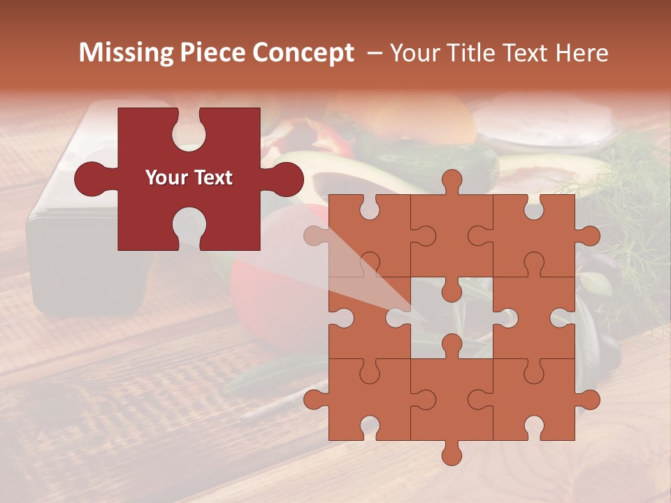 Closeup Color Pepper PowerPoint Template