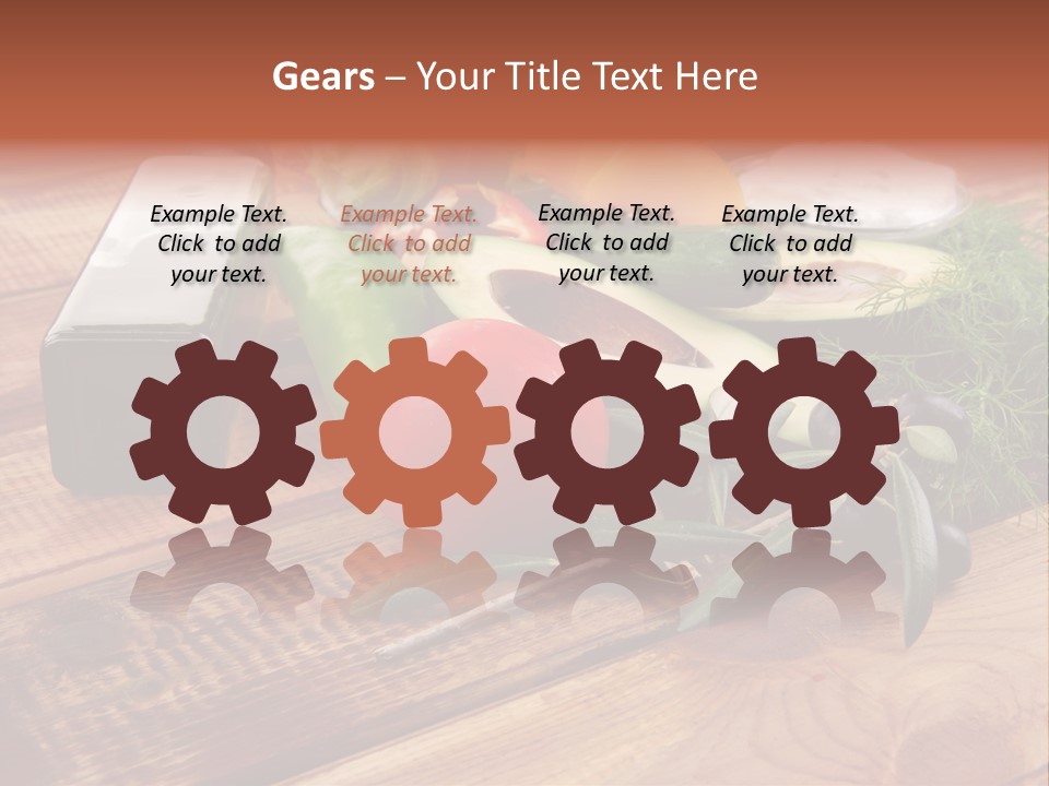 Closeup Color Pepper PowerPoint Template